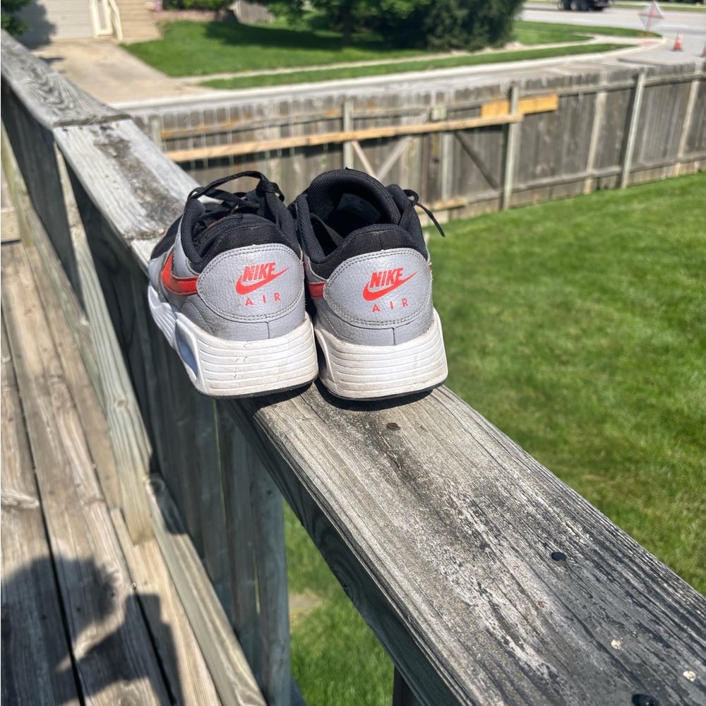 Nike Black and Red Air Max Classic Athletic Style